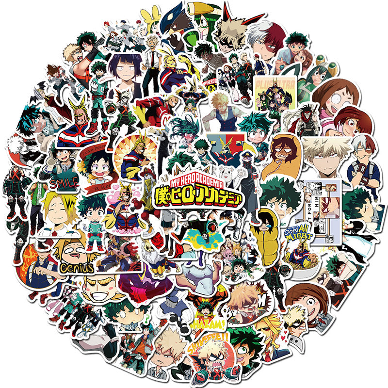 My Hero Academia Anime Characters Stickers 100 Pcs Set