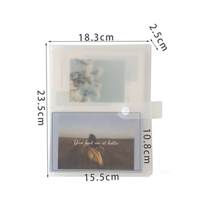 3-7 inch Portable Matte Photo Album, 6" for 80 Photos