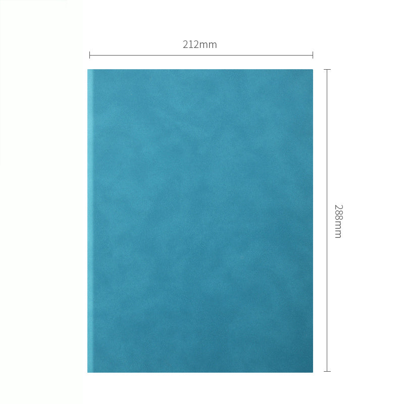 416 Pages Thickening Lined A4/B5/A5 Journal Notebook, Blue / A4