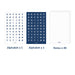 Alphabets and Numbers Sticker Note, Alphabets / Blue