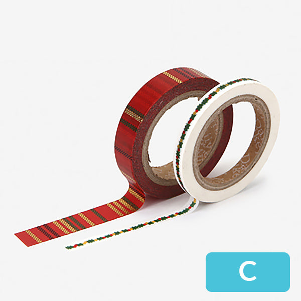 Christmas Decorative Washi Tape, C
