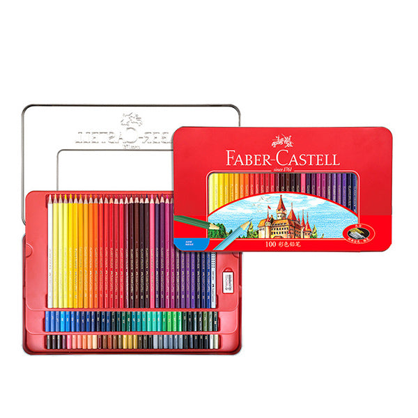 Faber-Castell Colored Pencil Tin Case 48 / 60 / 100 Colors Set