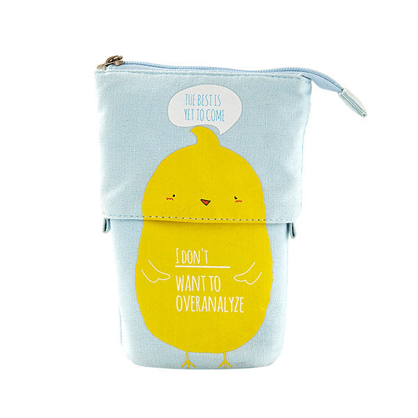 Kawaii Animal Stand-Up Foldable Pencil Case, 🐥Little Chick