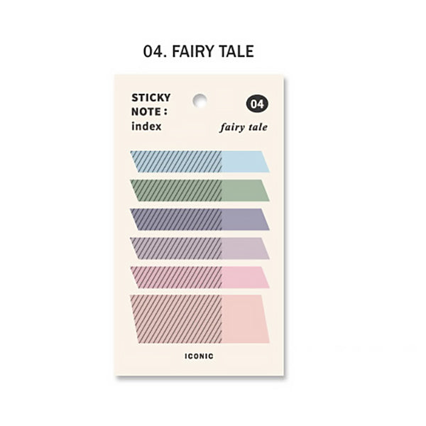 Korea ICONIC Pastel Color Index Tab, Fairly Tale