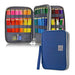 Large Capacity 192 Slots Multi-Layers Zipper Pen Organizer Bag for Artist, Blue