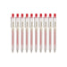 MUJI Smooth Gel Ink Retractable Ballpoint Pen 0.5mm / Pack, Pen / 10 / Red