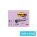 Post-it 3M Super Sticky Notes 4 Pads Pack, Violet 4 Packs