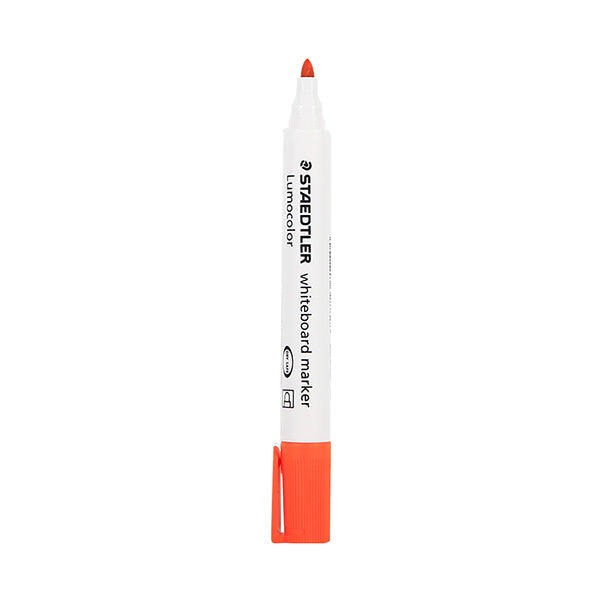 STAEDTLER Lumocolor Whiteboard Dry-Wipe Marker Pen / Set, Orange