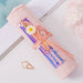 Sakura Holographic Canvas Roll Up Pencil Case, Light Pink (with zipper)