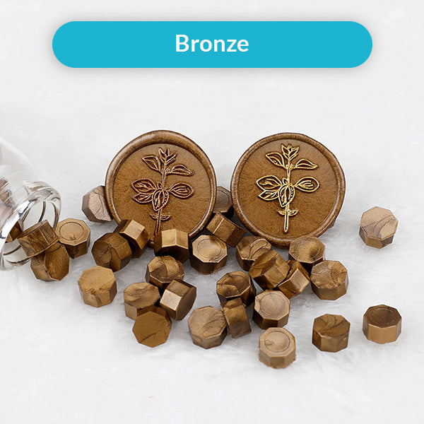 Sealing Wax Beads Set for Stamp, Broonze