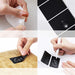 Self Adhesive Sticky Black Labels Roll