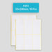Self Adhesive Sticky White Labels 15 Sheets A5 Pack, #201,50x100mm