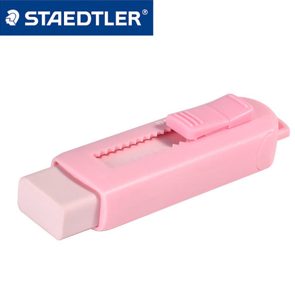 Staedtler Pastel Eraser with Sliding Sleeves 525 PS1-S, Pastel Pink