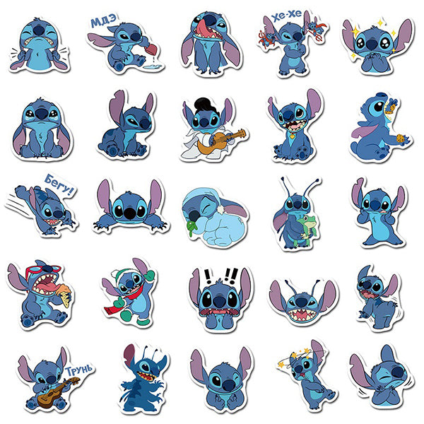 Stitch Stickers 100 Pcs Set