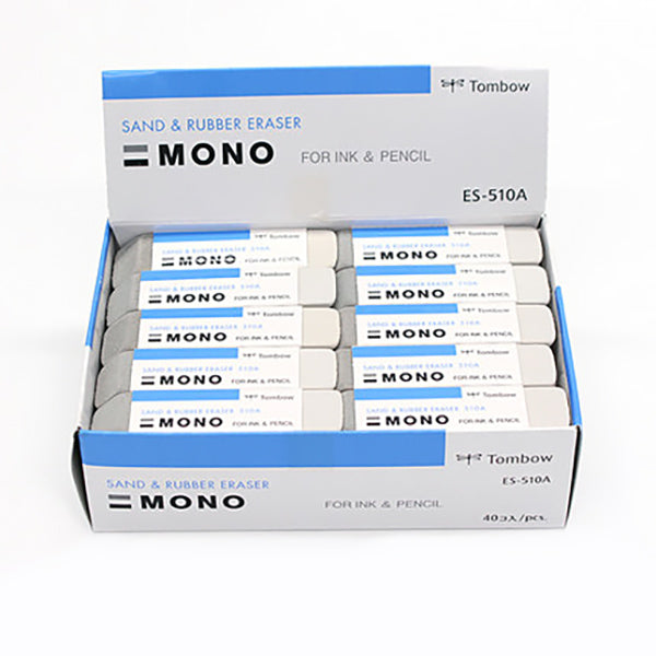 Tombow Mono Sand and Rubber Eraser for Ink and Pencil 2 Pcs Pack