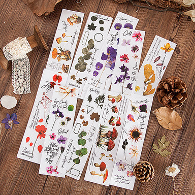 Translucent Floral Stickers