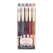 Zebra Sarasa Clip Vintage Colors Retractable Gel Pen 0.5mm 5 Colors / Set, VI2 5 Color Set