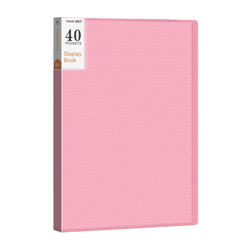 A5 / B5 / B4 Presentation Display Book Folder (20 / 40 / 60 Pockets)