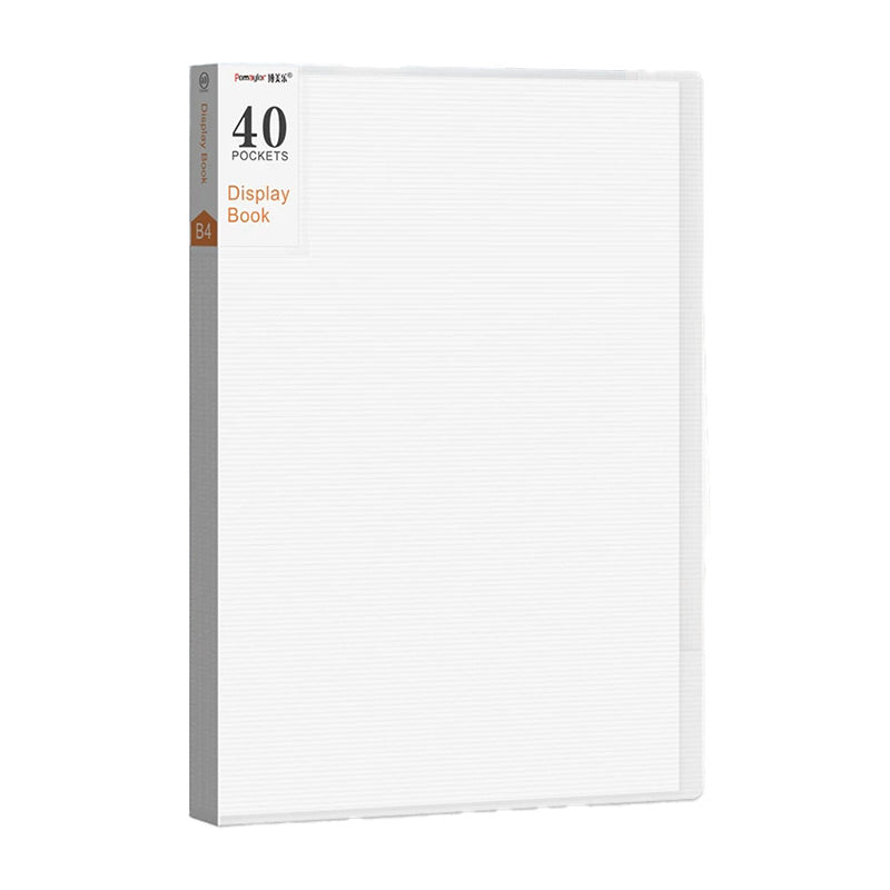 A5 / B5 / B4 Presentation Display Book Folder (20 / 40 / 60 Pockets)