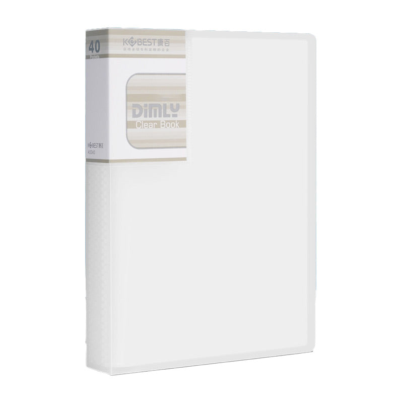 A5 / B5 / B4 Presentation Display Book Folder (20 / 40 / 60 Pockets)