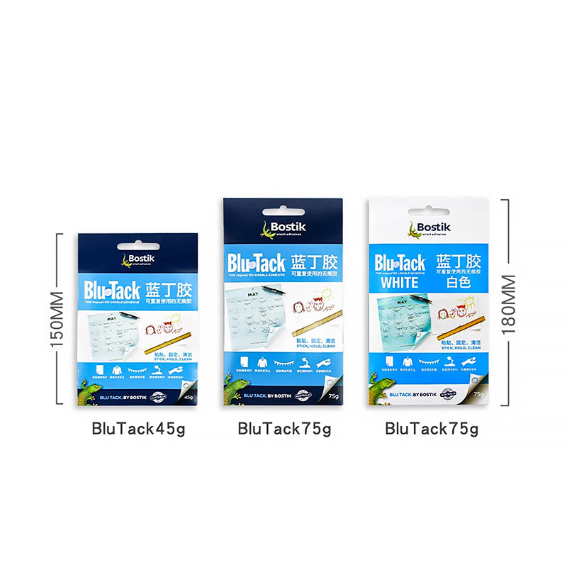 Mastice Adesivo Bostik Blu-Tack - 60g, Bianco, Riutilizzabile E Non Tossico - Foto 8