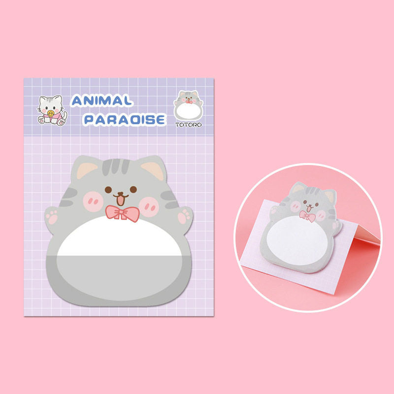 Cute Cartoon Animal Standing Sticky Notes [8-Pack] Sticky Note