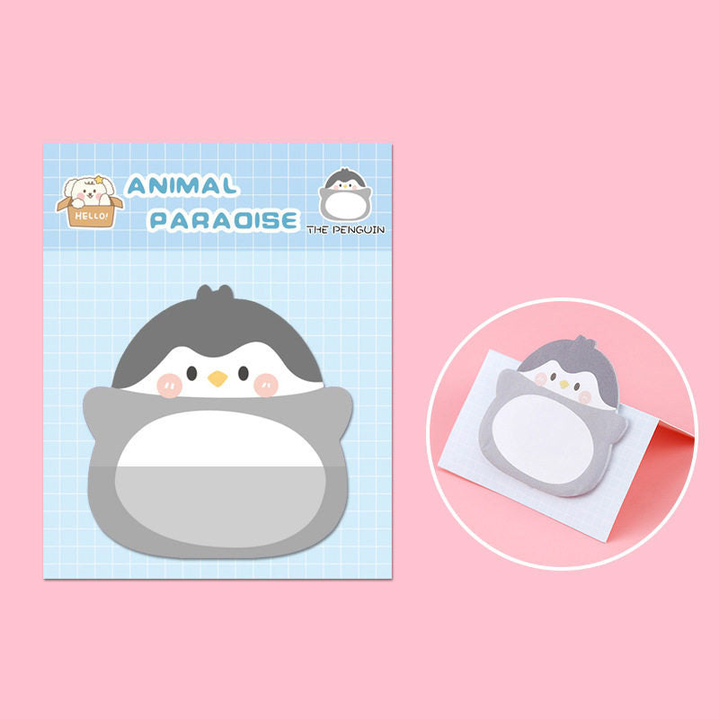 Cute Cartoon Animal Standing Sticky Notes [8-Pack] Sticky Note