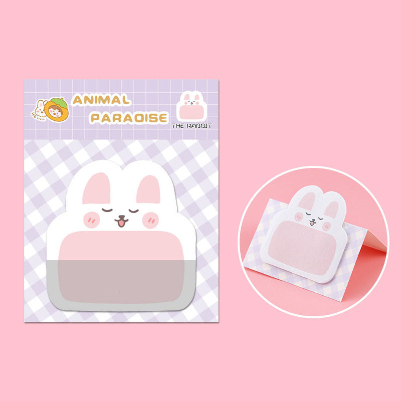 Cute Cartoon Animal Standing Sticky Notes [8-Pack] Sticky Note