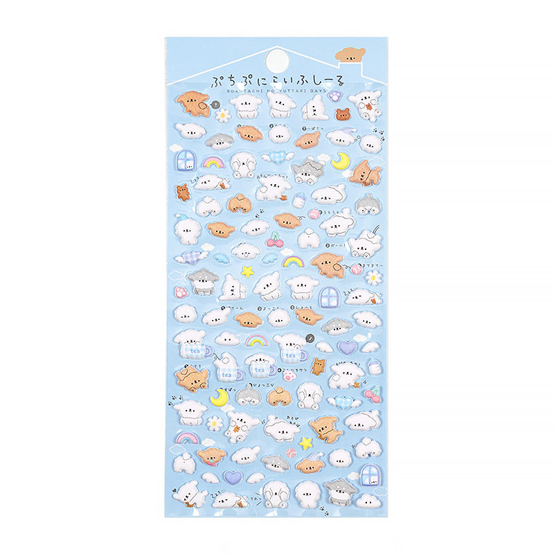 Cute Mini Animal Puffy 3D Stricker, Sticker