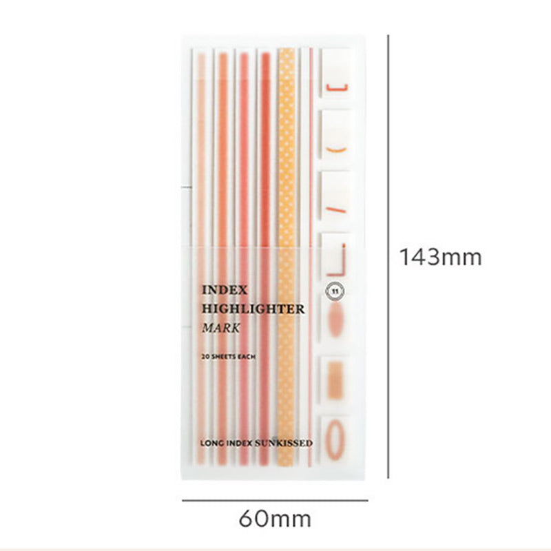 ICONIC Index Highlighter Sticky Notes
