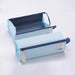 KOKUYO C2 Tray Type Pencil Case with Handle, Pastel Blue (Tree)) (Polyester)