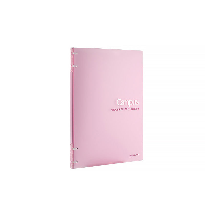 KOKUYO Campus 4 Holes Binder Note A5/B5, B5 / Pale Pink, Binder
