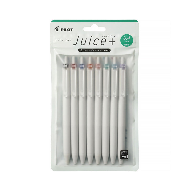 PILOT Juice+ Gel Pen 0.4mm [Single / 8-Pack] 8-Pack