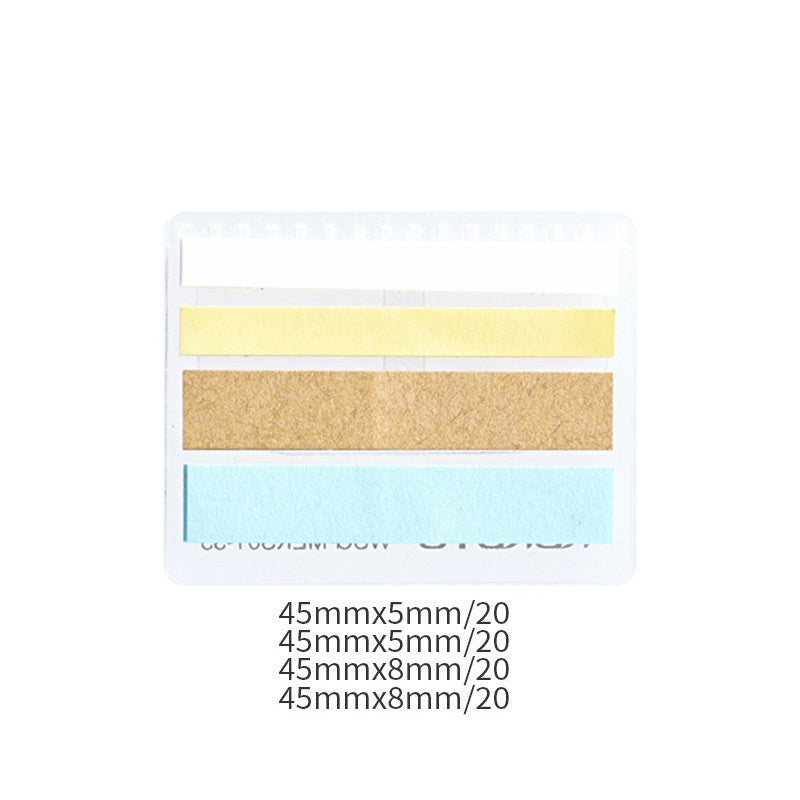 KOKUYO Campus HALCO refillable sticky notes in solid pastel colors, 80-sheet variety pack