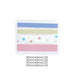 KOKUYO Campus HALCO patterned sticky note refill with polka dot and solid stripes, 80 sheets