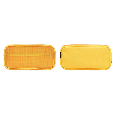 KOKUYO Campus Mesh Pencil Case Yellow