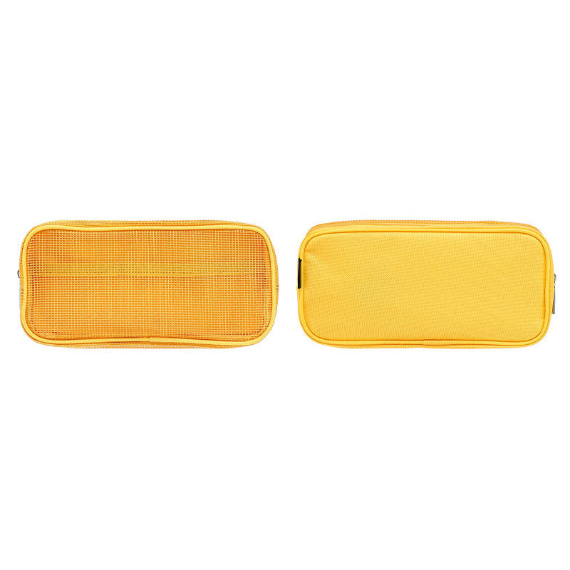 KOKUYO Campus Mesh Pencil Case Yellow