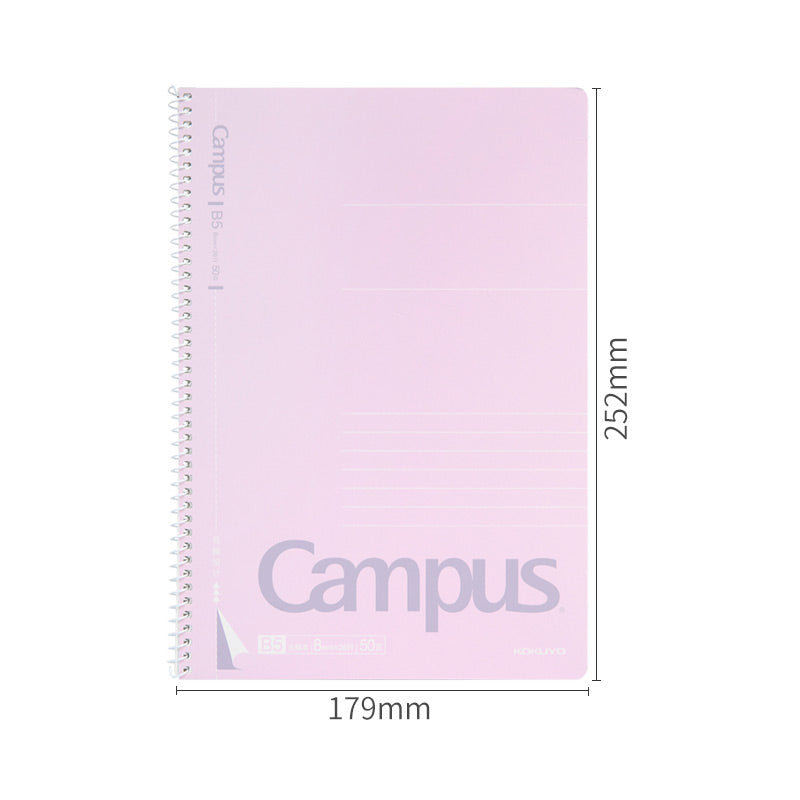 KOKUYO Campus Spiral Bound Notebook A5/B5 50/80 Sheets