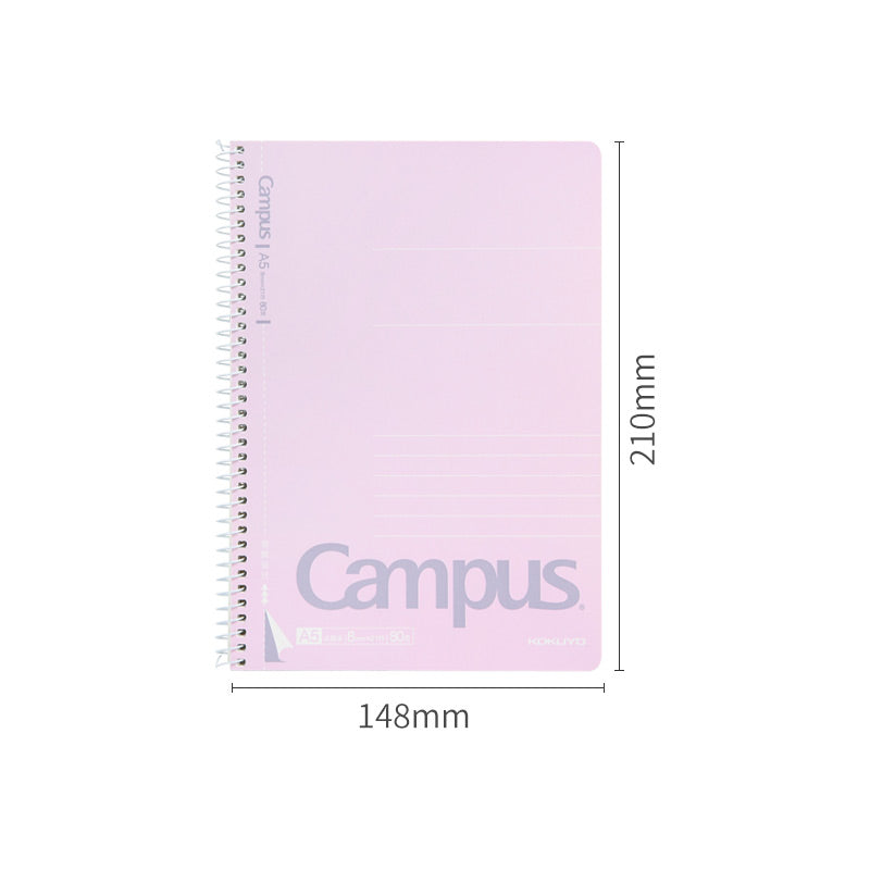 KOKUYO Campus Spiral Bound Notebook A5/B5 50/80 Sheets