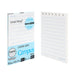 A7 loose-leaf refill pack with 8mm ruled lines, 50 sheets, seven-hole punch
