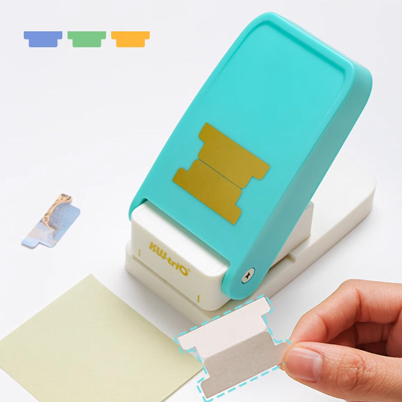 Kowaku Tab Punch – Craft Paper Punch For Creating File Tabs, Loose Leaf Dividers & Planner Labels