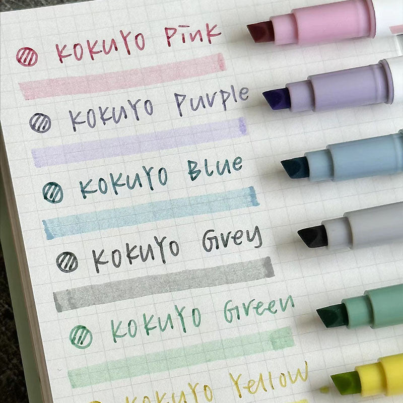 KOKUYO Campus Dual Tip Stamp Line Marker Set