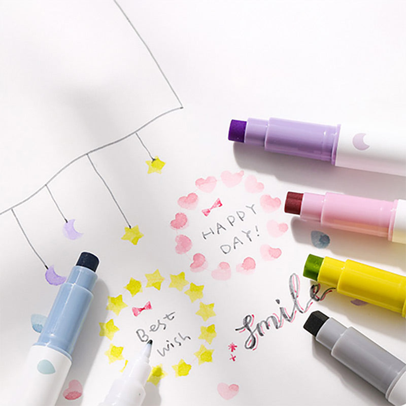 KOKUYO Campus Dual Tip Stamp Line Marker Set