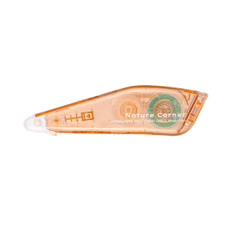 KUKOYO Campus Pen-Type Dotliner Glue Tape & Refill 8M [Set of 5] Clear Brown