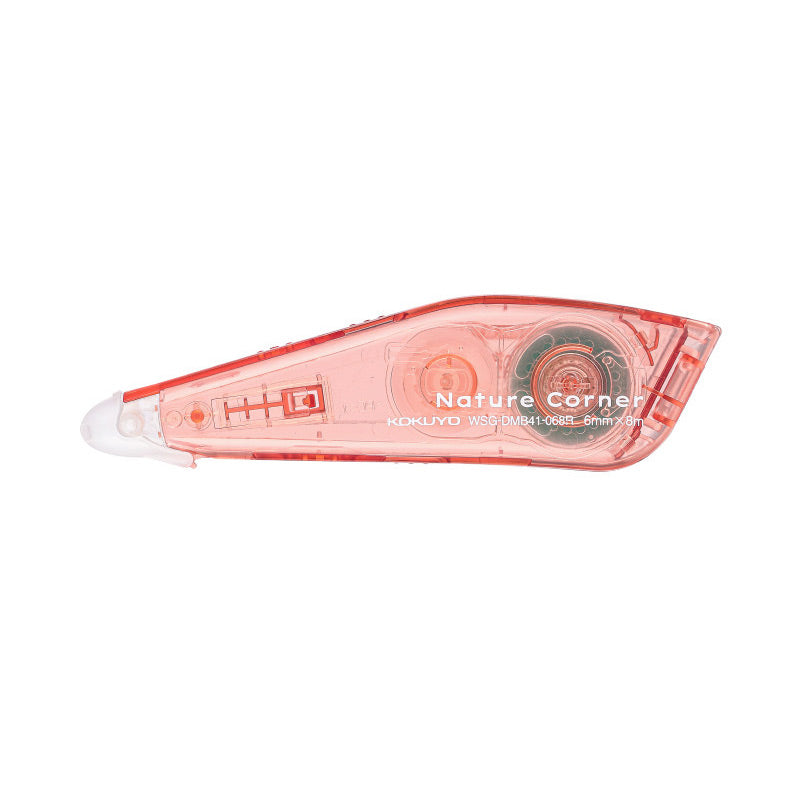 KUKOYO Campus Pen-Type Dotliner Glue Tape & Refill 8M [Set of 5] Red