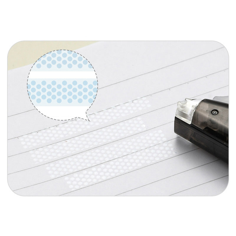 KUKOYO Campus Pen-Type Dotliner Glue Tape & Refill 8M [Set of 5] Glue