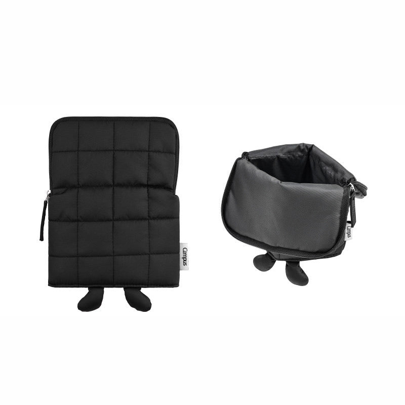 Kokuyo Campus Quilt Standing Pen Case Black