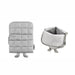 Kokuyo Campus Quilt Standing Pen Case Grey