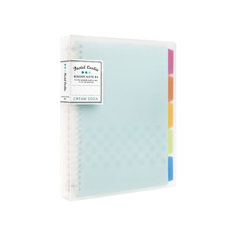 KOKUYO Pastel Cookie Binder Note Folder (A5 / B5 / A4) (8 or Full Rings)