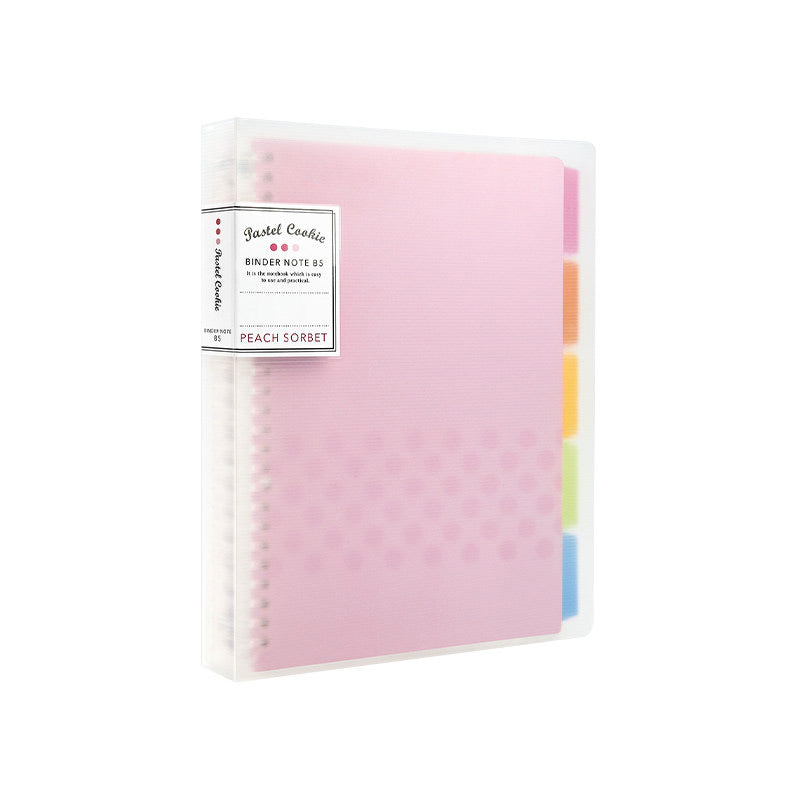 KOKUYO Pastel Cookie Binder Note Folder (A5 / B5 / A4) (8 or Full Rings)